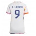 Cheap Belgium Romelu Lukaku #9 Away Football Shirt Women World Cup 2022 Short Sleeve